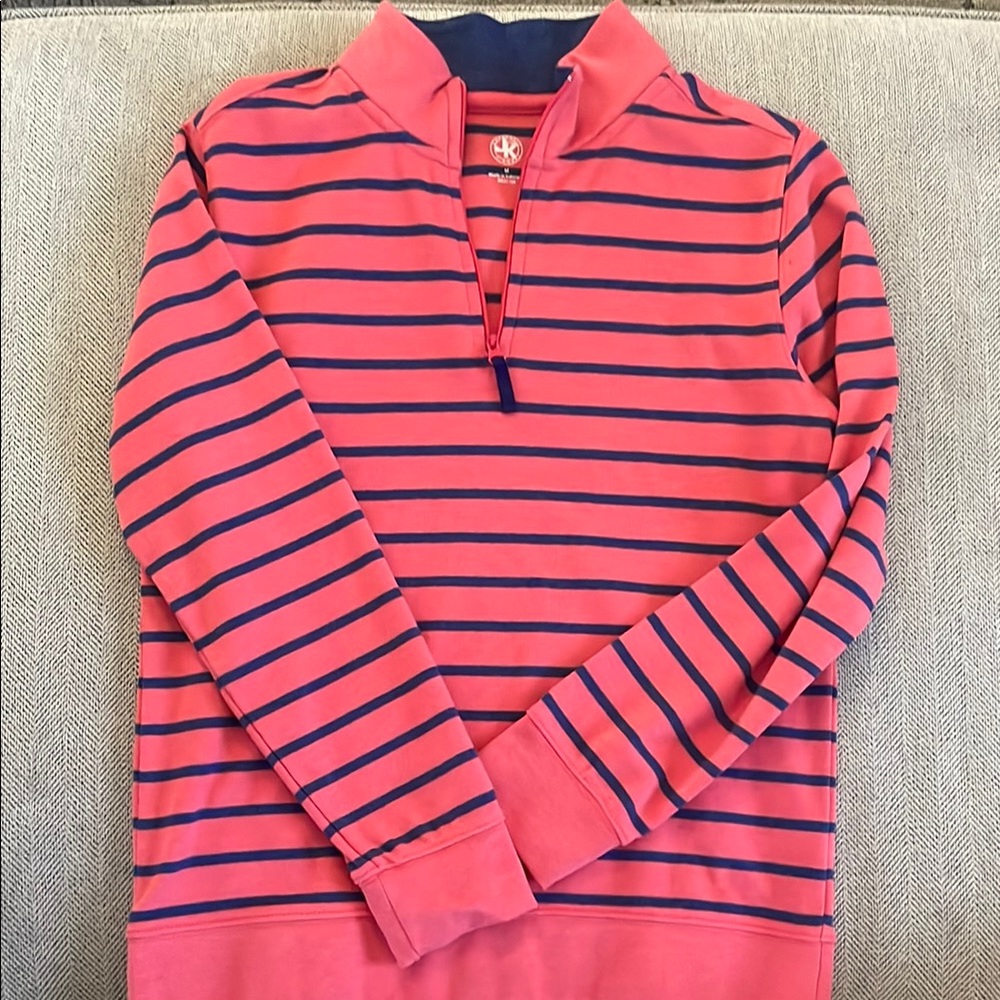 Cozy Pink and Blue Sweatshirt with Hoodie